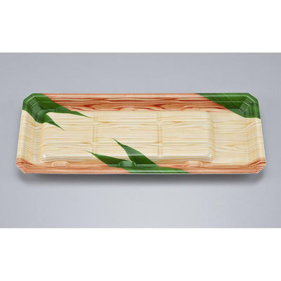 シーピー化成 発泡トレー 新匠-ウナギ33-14 笹木目 0536033141470 1ケース(800個(50個×16)（直送品）