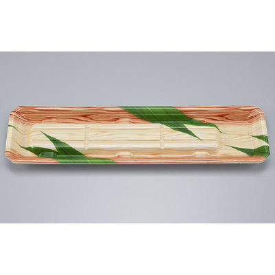 シーピー化成 発泡トレー 新匠-ウナギ37-10 笹木目 0536037101470 1ケース(1000個(50個×20)（直送品）