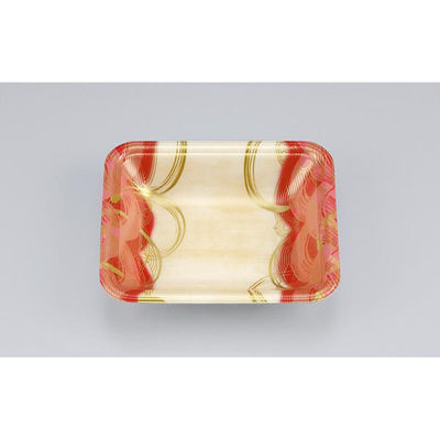 シーピー化成 発泡トレー 新LF13-30 波瓦赤 055061330A590 1ケース(2400個(100個×24)（直送品）