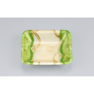 シーピー化成 発泡トレー 新LF13-30 波瓦緑 055061330A620 1ケース(2400個(100個×24)（直送品）