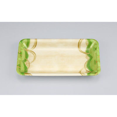 シーピー化成 発泡トレー 新LQ14-25 波瓦緑 055171425A620 1ケース(1500個(100個×15)（直送品）