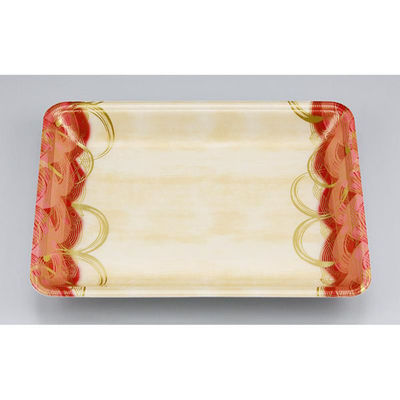 シーピー化成 発泡トレー 新LR21-30 波瓦赤 055182130A590 1ケース(600個(100個×6)（直送品）