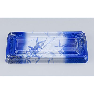 シーピー化成 寿司容器 UFハカマ板段15 すず葉青 本体 0597215009805 1ケース(1000個(50個×20)（直送品）