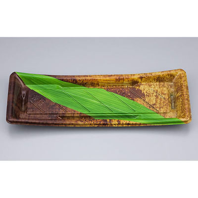 シーピー化成 寿司容器 BS海峡皿16 陶笹 本体 0690716002615 1ケース(800個(50個×16)（直送品）