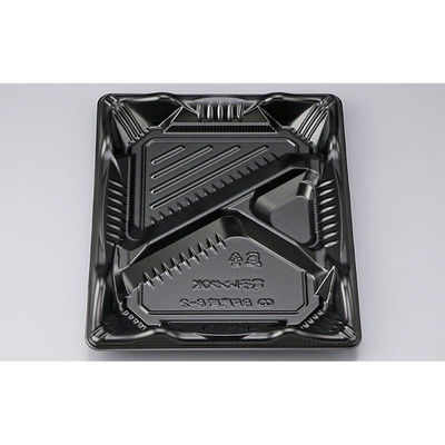 シーピー化成 弁当容器 BF恵味8-2 黒 本体(N) 0745808020525 1ケース(600個(50個×12)（直送品）