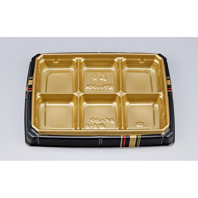 シーピー化成 どんぶり容器 BFハカマ膳5-6 四辻金 本体(N) 0746105068925 1ケース(600個(50個×12)（直送品）