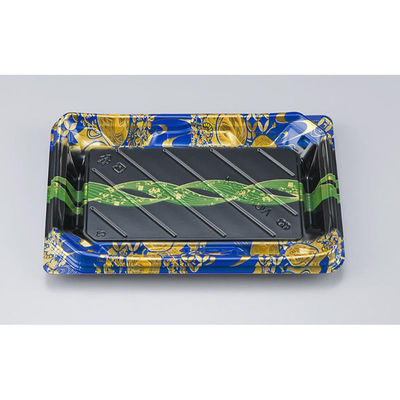 シーピー化成 寿司容器 NUN鞆24 結笹青 本体 0780224008415 1ケース(800個(50個×16)（直送品）