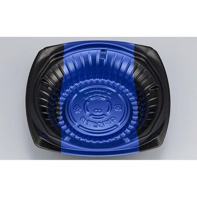 シーピー化成 どんぶり容器 CBFまど味18 ボーダ青 本体 0A0011800A545 1ケース(900個(50個×18)（直送品）