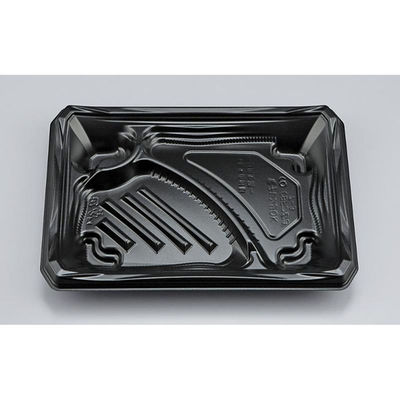 シーピー化成 弁当容器 CBFつむぎ7-3 黒 本体 0A00207030525 1ケース(800個(50個×16)（直送品）