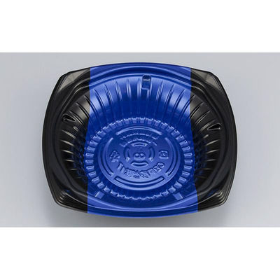 シーピー化成 どんぶり容器 CBFまど味17 ボーダ青 本体 0A0011700A545 1ケース(900個(50個×18)（直送品）