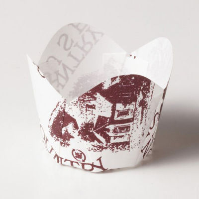 天満紙器 ケーキトレー M303 チューリップカップ(ハウス 白) 2620001 1ケース(3000個(100個×30)（直送品）