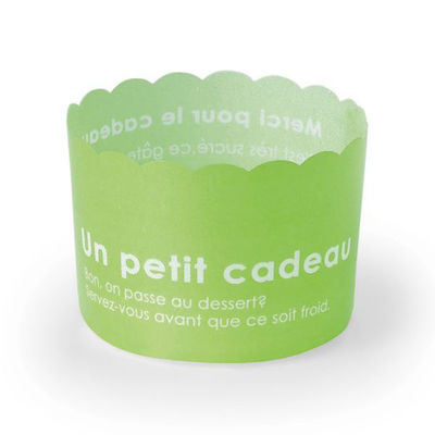 天満紙器 ケーキトレー CK44 カラーマフィン(グリーン) 2644014 1ケース(2000個(100個×20)（直送品）