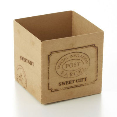 天満紙器 ケーキトレー CB22 キューブカップ60(ウッディー) 2682112 1ケース(1000個(100個×10)（直送品）