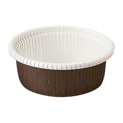 天満紙器 ケーキトレー CR-12 カールカップ(茶) 2690041 1ケース(2000個(100個×20)（直送品）