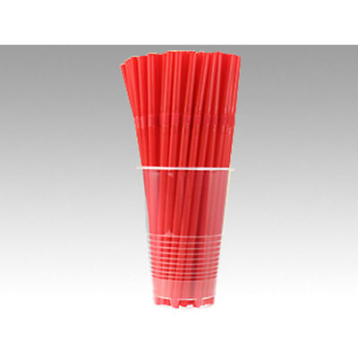 フレックスストローK 赤 裸 500本入 3220015 1ケース(30個(1個×30))（直送品）