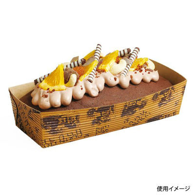 天満紙器 ケーキトレー CT203 ベーキングトレー(E段ハウス) 3810003 1ケース(600個(50個×12)（直送品）