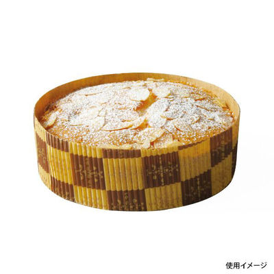 天満紙器 ケーキトレー SC851 ソフトカップ(茶ブロック) 3830250 1ケース(500個(25個×20)（直送品）