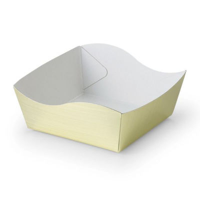 天満紙器 ケーキトレー PC-73 リファインココット(ラインゴールド) 3850513 1ケース(1500個(50個×30)（直送品）