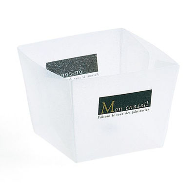 天満紙器 ケーキトレー PC-250 ホワイティキューブ(シック) 3850670 1ケース(2000個(50個×40)（直送品）