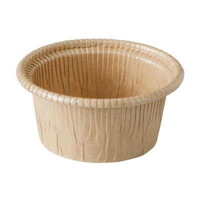 天満紙器 ケーキトレー CR8738 カールカップ(茶無地) 4798738 1ケース(2000個(100個×20)（直送品）