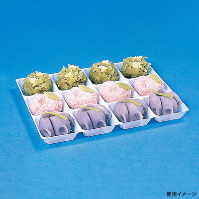 北原産業 和菓子容器 菓子トレー12コ BC-0120 1ケース(3000個(100個×30)（直送品）