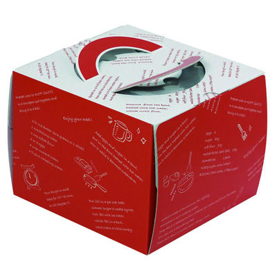 ヤマニパッケージ ケーキ箱 ルージュデコ5号 DE-156 1ケース(100個(25個×4)（直送品）