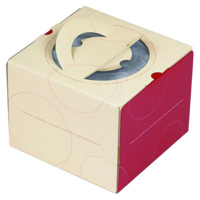 ヤマニパッケージ ケーキ箱 ループデコ5号 DE-176 1ケース(100個(25個×4)（直送品）