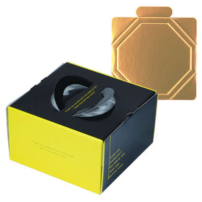 ヤマニパッケージ ケーキ箱 ラグジュデコ7号(金台紙付) DE-183T 1ケース(100個(1個×100)（直送品）