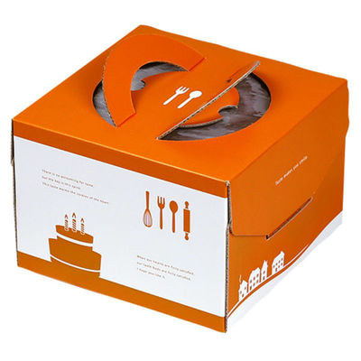 ヤマニパッケージ ケーキ箱 ソレイユデコ135 5号 DE-192 1ケース(100個(25個×4)（直送品）