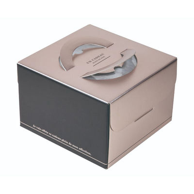 ヤマニパッケージ ケーキ箱 リュクスデコ6号 DE-262 1ケース(100個(25個×4)（直送品）