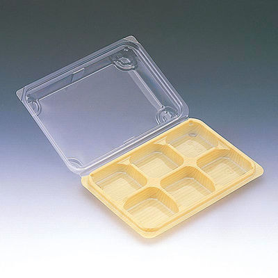 北原産業 和菓子容器 DS-6木目 DS-0060 1ケース(800個(50個×16)（直送品）