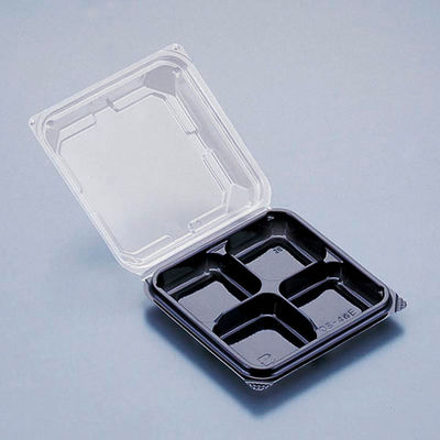 北原産業 和菓子容器 DS-4WE片黒 DS-0040 1ケース(1500個(50個×30)（直送品）