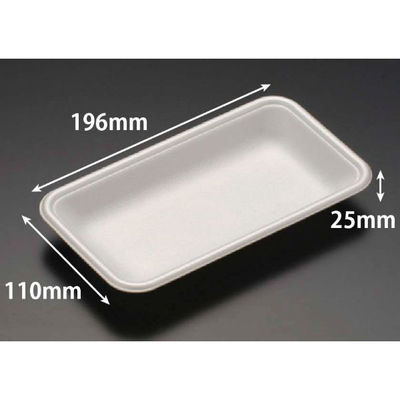 リスパック 発泡トレー J-20-11T(S) 白 FGPC117 1ケース(2400個(100個×24)（直送品）