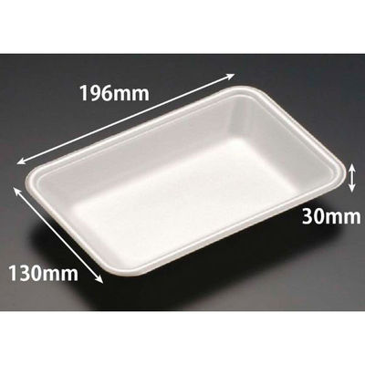 リスパック 発泡トレー J-20-13F(S) 白 FGPC153 1ケース(2000個(100個×20)（直送品）