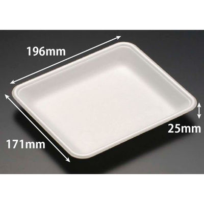 リスパック 発泡トレー J-20-17T(S) 白 FGPC206 1ケース(1600個(100個×16)（直送品）