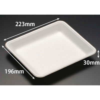 リスパック 発泡トレー J-20-22F(S) 白 FGPC236 1ケース(1200個(100個×12)（直送品）