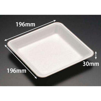 リスパック 発泡トレー J-20-20F(S) 白 FGPC228 1ケース(1200個(100個×12)（直送品）