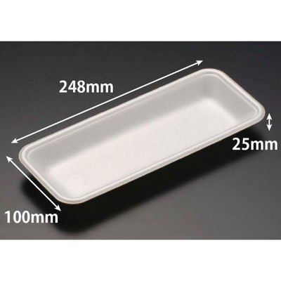 リスパック 発泡トレー J-25-10T(S) 白 FGPC297 1ケース(1800個(100個×18)（直送品）