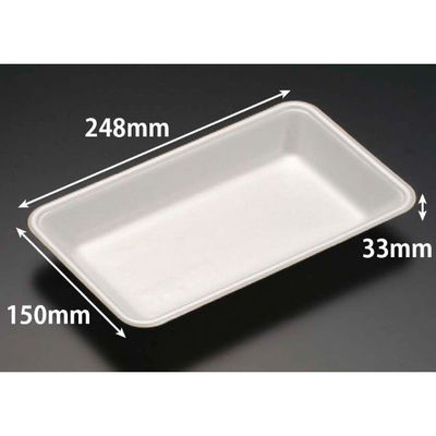 リスパック 発泡トレー J-25-15U(S) 白 FGPC361 1ケース(1200個(100個×12)（直送品）