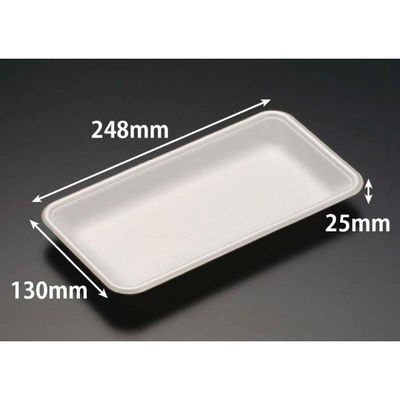 リスパック 発泡トレー J-25-13T(S) 白 FGPC328 1ケース(1500個(100個×15)（直送品）