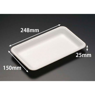 リスパック 発泡トレー J-25-15T(S) 白 FGPC356 1ケース(1200個(100個×12)（直送品）