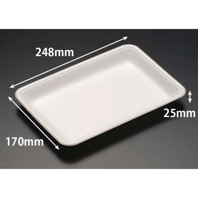 リスパック 発泡トレー J-25-17T(S) 白 FGPC376 1ケース(1200個(100個×12)（直送品）