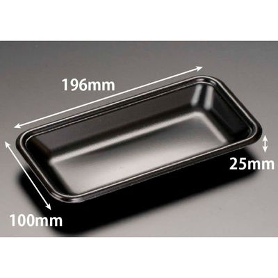 リスパック 発泡トレー J-20-10T 黒 FLFG144 1ケース(2400個(100個×24)（直送品）