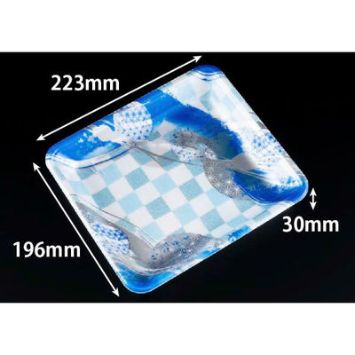 リスパック 発泡トレー J-20-22F めい青 FLFG754 1ケース(1200個(100個×12)（直送品）