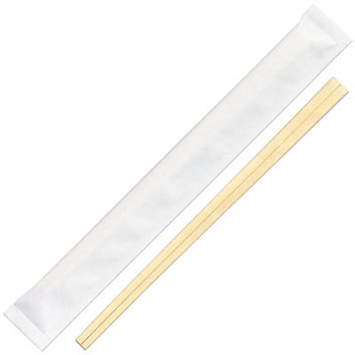 九州紙工 割箸 完封箸白無地植林元禄箸21cm 楊枝無し FSK-4 1ケース(4000個(100個×40)（直送品）