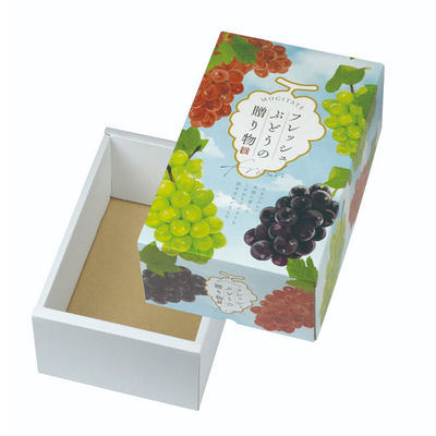 ヤマニパッケージ ギフト箱 フレッシュぶどうの贈り物2kg 深口 L-2517 1ケース(30個(10個×3)（直送品）