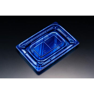 リスパック 惣菜容器 バイオカップ 優枠 18-13B ルミナスブルー PABH267 1ケース(800個(50個×16)（直送品）