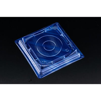 リスパック デザートカップ バイオカップ キューブルック 15 ルミナスブルー PABK346 1ケース(600個(50個×12)（直送品）