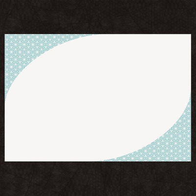 九州紙工 HANAシリーズテーブルマット 七宝青 上質紙(26×38cm) SP-1T 1ケース(1000個(100個×10)（直送品）