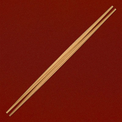 九州紙工 割箸 杉らんちゅう箸赤染め26cmバラ SR260A 1ケース(2000個(100個×20)（直送品）